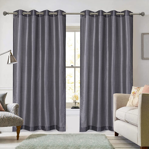 Adore the Decor™ Faux Silk 54 x 84 in. Single Grommet Curtain Panel